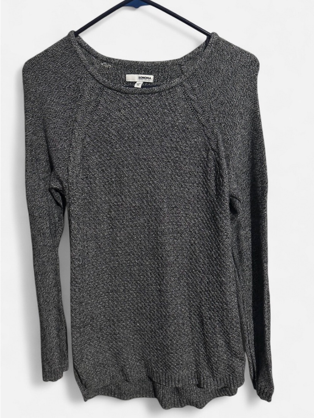 Sonoma Marled Charcoal Crewneck Sweater
